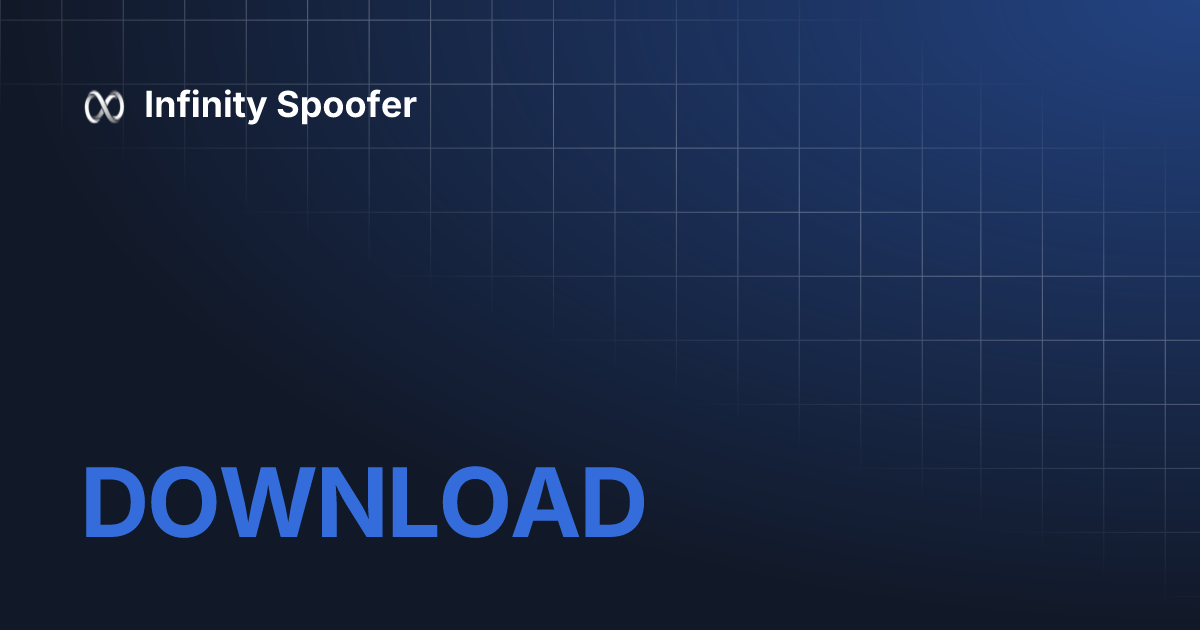 Download Infinity Spoofer